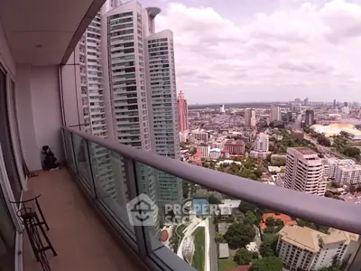 Stunning high-rise balcony with panoramic city views, perfect for urban living enthusiasts.