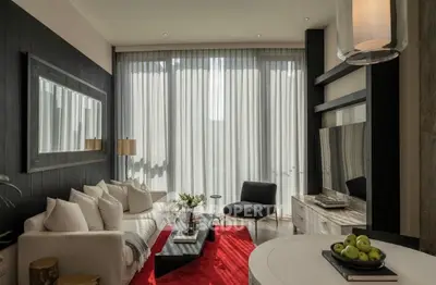 Luxurious modern living room with elegant decor and natural light