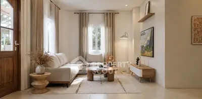 Charming living room with cozy seating, natural light, and elegant decor for a welcoming ambiance.