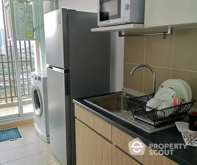 Fully Furnished 2 Bedrooms Condo at Supalai Veranda Rama 9-2