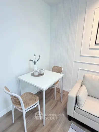 Cozy living room corner with modern decor and elegant furniture