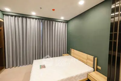 Modern bedroom with minimalist design and cozy ambiance