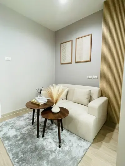 Cozy modern living room with stylish decor and comfortable seating