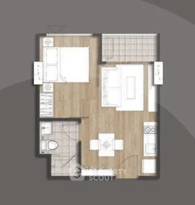  1 Bedroom Condo at The Tempo Grand Wutthakat-11