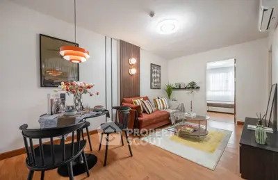 Stylish modern living room with cozy seating and elegant decor