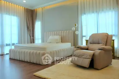 Luxurious bedroom with elegant decor and plush furnishings
