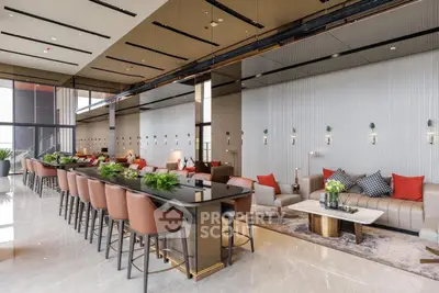 Luxurious modern living room with elegant seating and stylish decor in a high-end property.