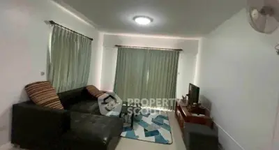 Cozy living room with modern furniture and natural light