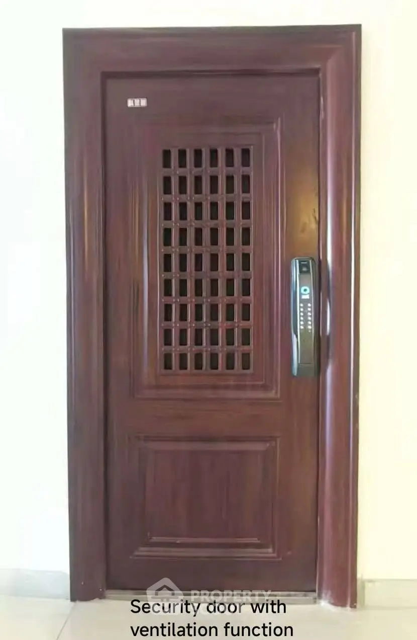 Elegant security door with ventilation function, perfect for modern homes seeking style and safety.