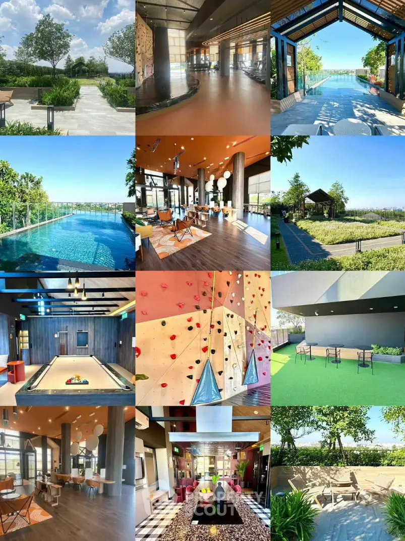 Luxurious real estate amenities including pool, gym, garden, and stunning views for ultimate lifestyle.