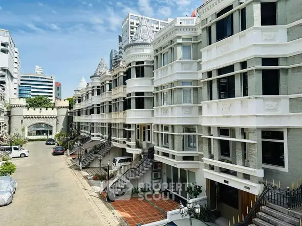 Elegant urban residential buildings with classic architecture and modern amenities.