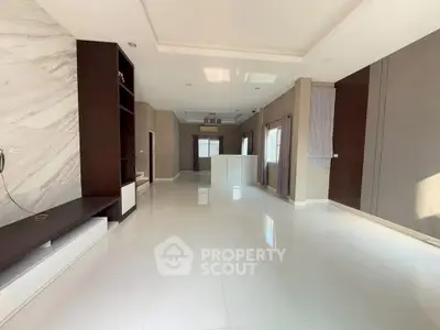Spacious modern living room with elegant design and natural light