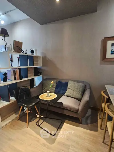 Cozy living room with modern furniture and stylish decor