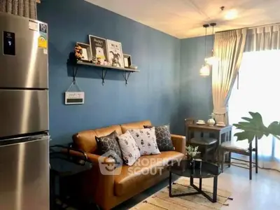 Charming living room with cozy seating and modern decor, perfect for relaxation and entertaining.