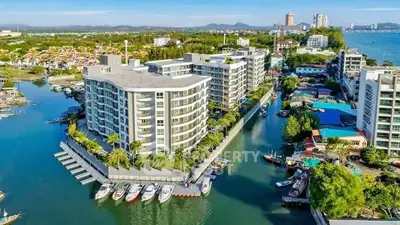 Stunning waterfront condominium with private marina and scenic views