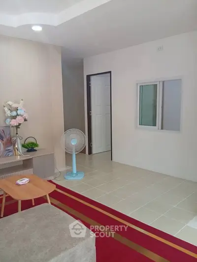 Cozy living room with modern decor and elegant flooring