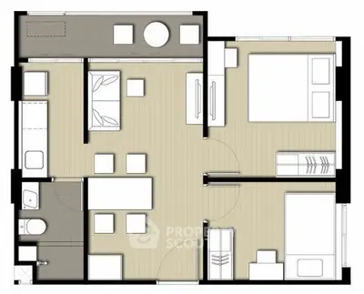  2 Bedrooms Condo at Elio Del Ray Sukhumvit 64-3