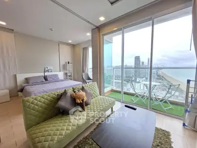 Luxurious beachfront condo with stunning ocean view and modern interior design