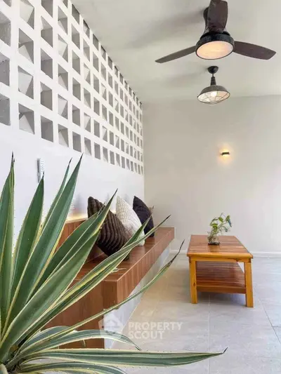 Modern living space with stylish decor and natural light