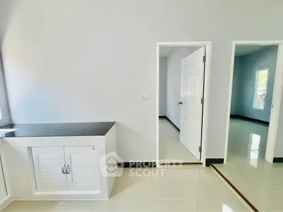 Bright and airy interior with modern finishes and sleek flooring
