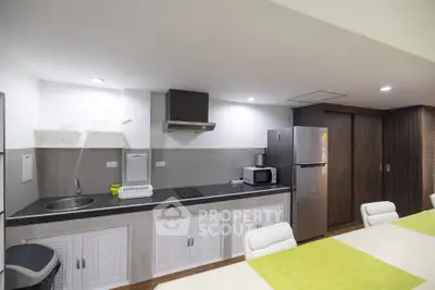 Modern kitchen with sleek design and stainless steel appliances
