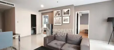 Modern living room with stylish decor and open layout in a contemporary apartment.