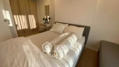 Cozy bedroom with elegant decor and natural light