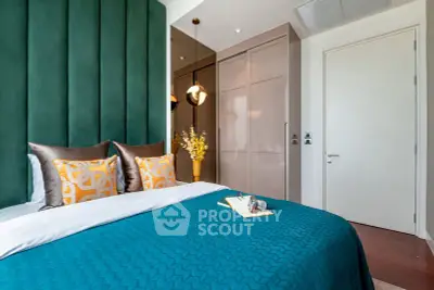 Luxurious bedroom with elegant decor and modern design