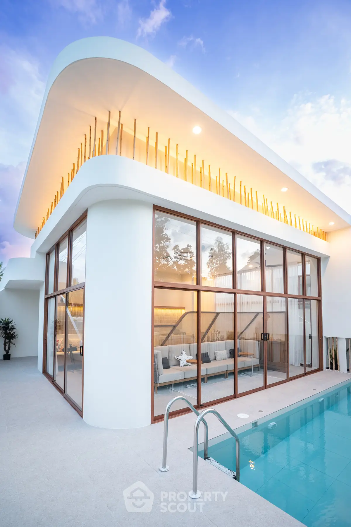 Stunning modern villa with sleek architecture and private pool, perfect for luxury living.