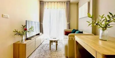 Bright and cozy living room with modern decor and natural light