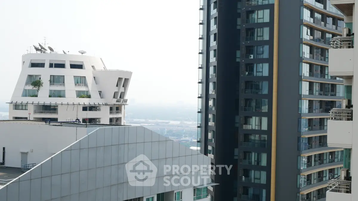 Stunning urban high-rise buildings with panoramic city views