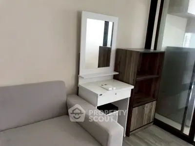 Modern apartment interior with sleek furniture and stylish decor