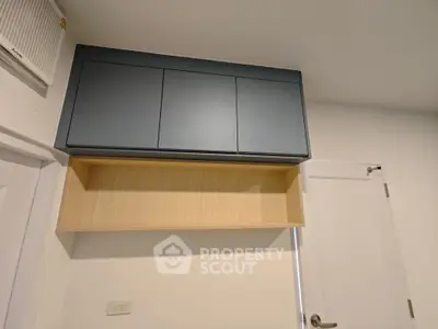 Modern storage cabinets in minimalist interior design