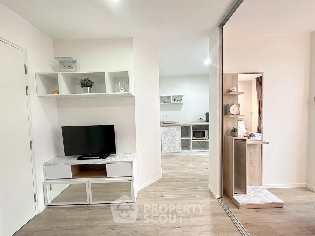 Modern apartment interior with open layout and stylish decor