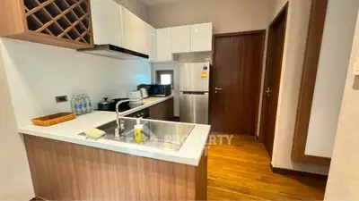 Modern kitchen with sleek cabinetry and stainless steel appliances