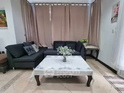 Cozy living room with elegant decor and comfortable seating