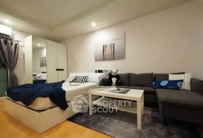 Cozy living room with modern furniture and stylish decor