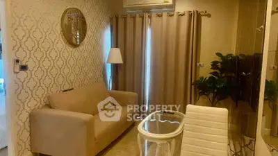 Cozy living room with elegant decor and natural light