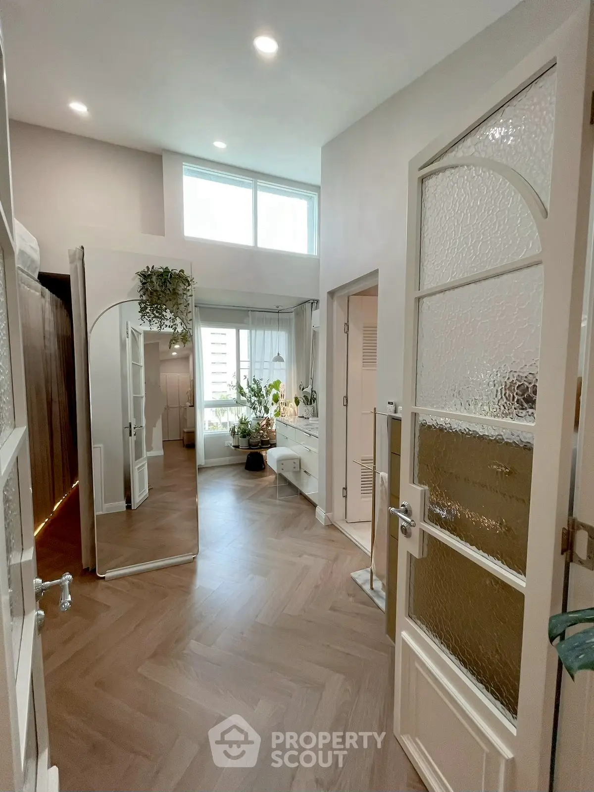 Spacious and elegant interior with modern design and natural light