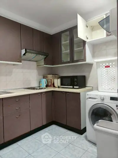 Cozy kitchen with modern appliances and ample storage space