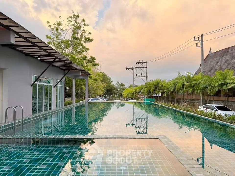 Stunning outdoor pool area with serene surroundings and modern design, perfect for relaxation and leisure.