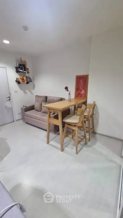 Cozy living room with modern furniture and stylish decor