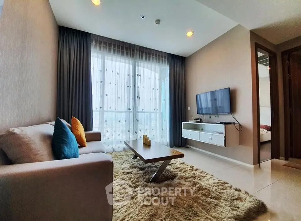 Fully Furnished 1 Bedroom Condo at Menam Residences-1