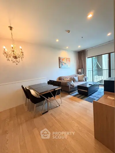 Spacious modern living room with elegant decor and ample natural light