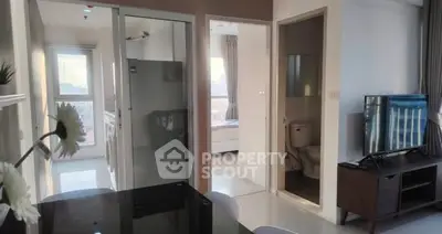 Modern apartment interior with open layout and natural light