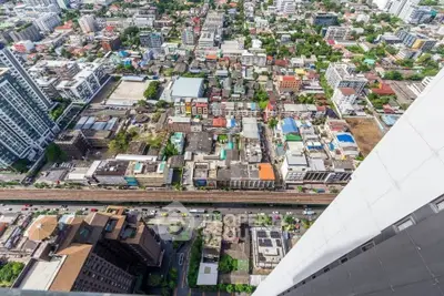 Stunning aerial view of urban landscape showcasing vibrant city life and modern architecture.