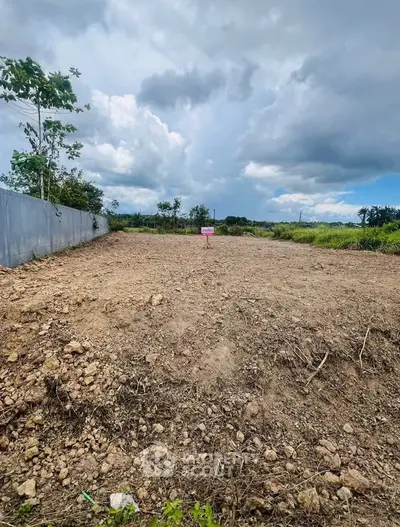 Expansive vacant land plot with lush greenery and cloudy sky, ideal for development opportunities.