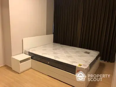 Modern bedroom with new mattress and minimalist design