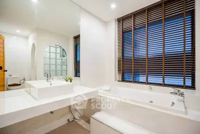 Luxurious bathroom with modern fixtures and elegant design