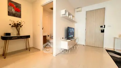 Modern apartment interior with stylish decor and open living space
